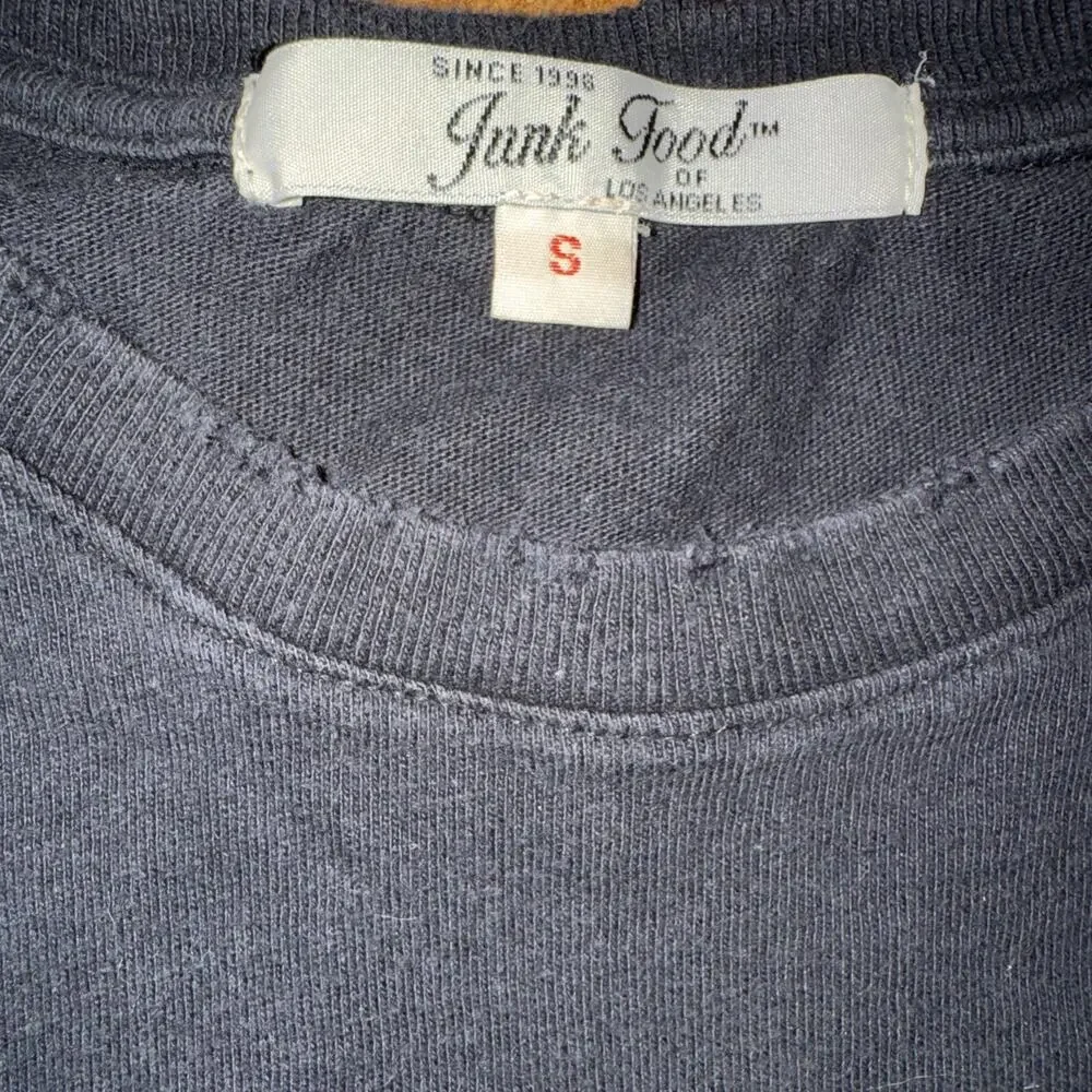Junk Food Band T-Shirt Black Small 20x25